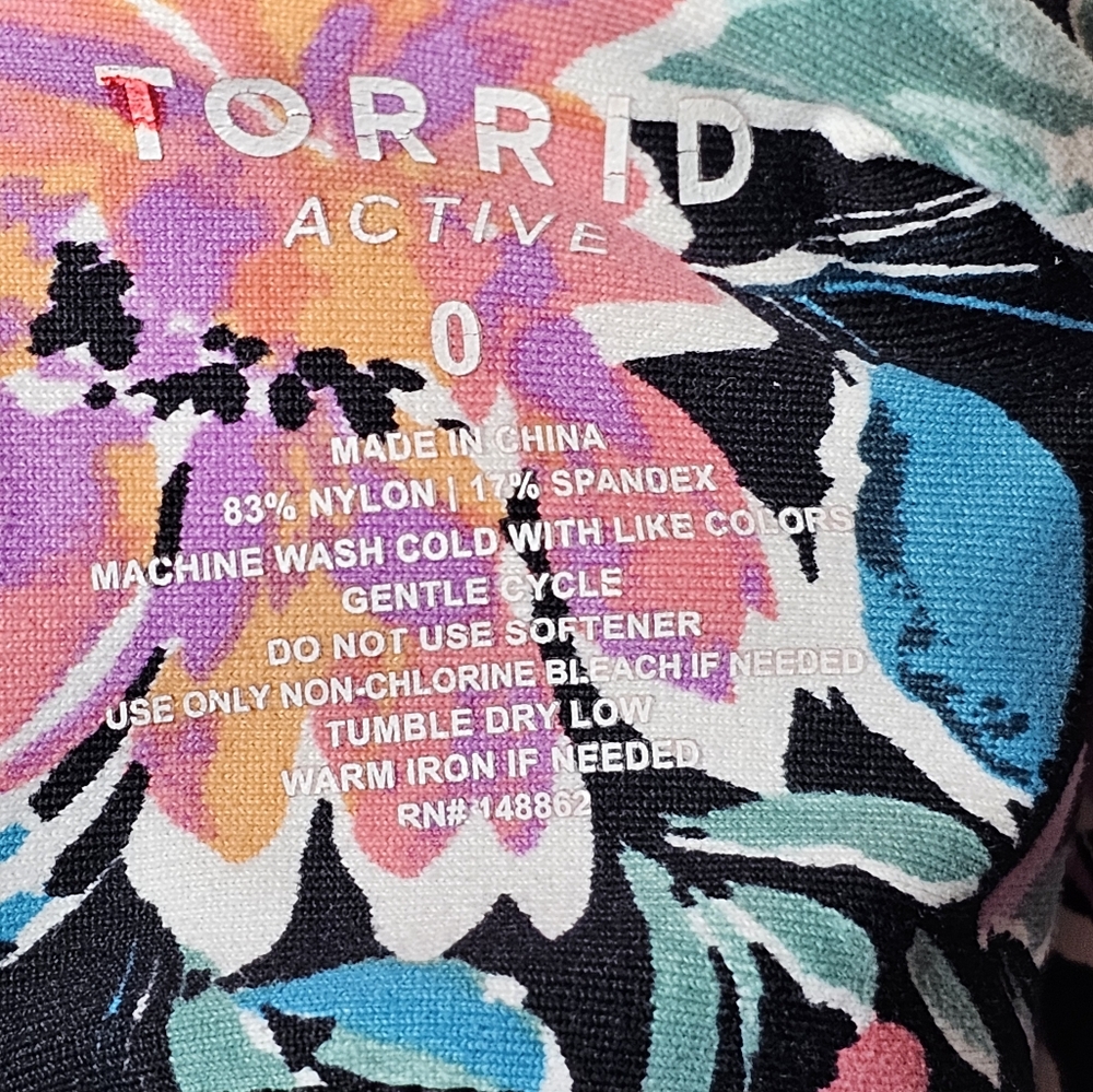 Torrid Active Floral Low Impact Sports Bra - Picture 7 of 11